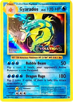 Gyarados (Prerelease) [Staff] 034/108  - Holofoil XY Promos - Promo