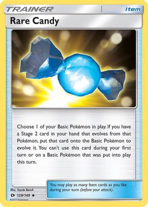 Rare Candy 129/149  SM Base Set - Uncommon