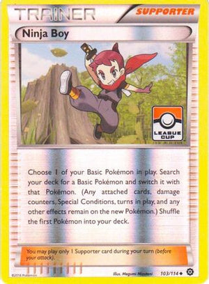 Ninja Boy (League Cup) 103/114  - Reverse Holofoil League & Championship Cards - Promo