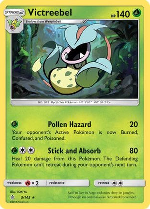 Victreebel 003/145  SM  Guardians Rising - Rare