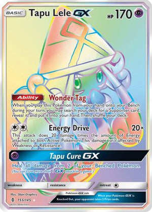 Tapu Lele GX (Secret) 155  - Holofoil SM  Guardians Rising - Secret Rare