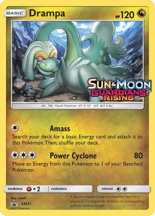 Drampa (Prerelease) SM21  - Holofoil SM Promos - Promo