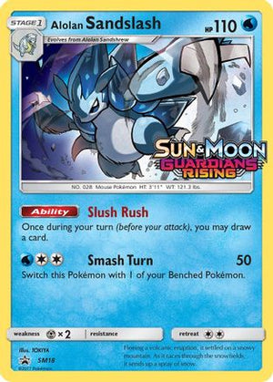 Alolan Sandslash (Prerelease) SM18  - Holofoil SM Promos - Promo