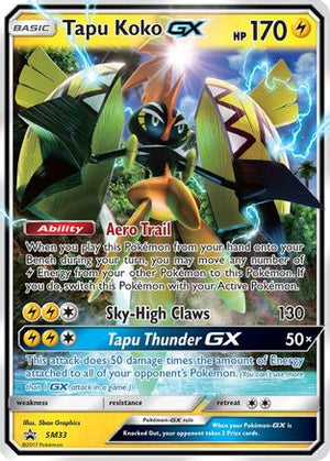 Tapu Koko GX SM33  - Holofoil SM Promos - Promo