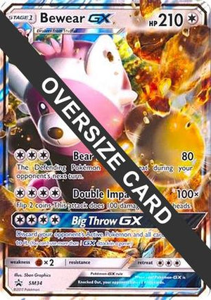 Bewear GX (Black Star Promos) SM34  - Holofoil Jumbo Cards - Promo