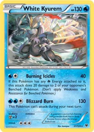 White Kyurem (XY Fates Collide) 021/124  Deck Exclusives - Rare