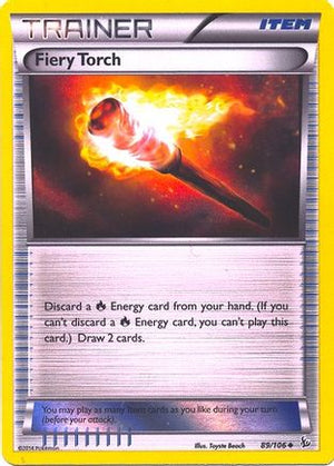 Fiery Torch (Sheen Holo) 089/106  - Reverse Holofoil Miscellaneous Cards & Products - Promo