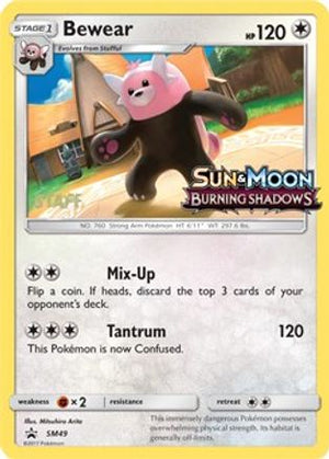 Bewear (Prerelease) [Staff] SM49  - Holofoil SM Promos - Promo