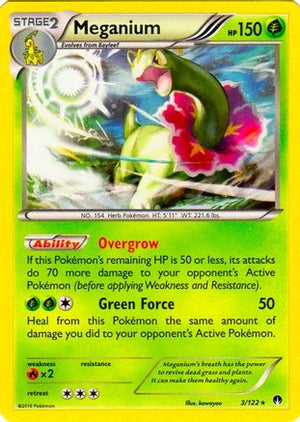 Meganium (Cosmos Holo) 003/122  - Holofoil Blister Exclusives - Promo