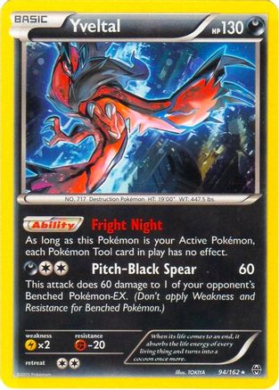 Yveltal (Cosmos Holo) 094/162  - Holofoil Blister Exclusives - Promo