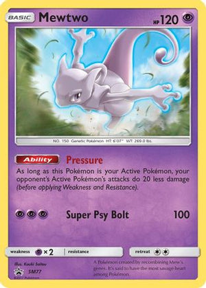 Mewtwo SM77  - Holofoil SM Promos - Promo