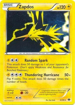 Zapdos (Next Destinies) 041/99  - Holofoil Blister Exclusives - Promo