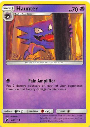Haunter 037/111  SM  Crimson Invasion - Uncommon