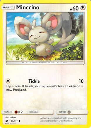 Minccino 085/111  SM  Crimson Invasion - Common