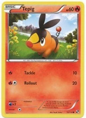 Tepig 15/114 (Cosmos Holo) (Cosmos Holo) 015/114  - Holofoil League & Championship Cards - Promo