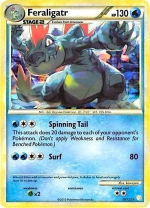 Feraligatr (Cracked Ice Holo) 020/123  - Holofoil Deck Exclusives - Holo Rare