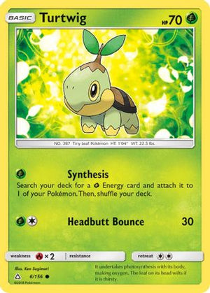 Turtwig (6) (6) 006/156  SM  Ultra Prism - Common