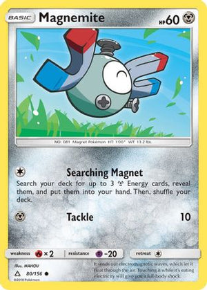 Magnemite (80) (80) 080/156  SM  Ultra Prism - Common