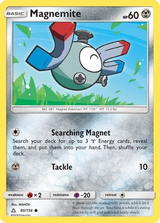 Magnemite (80) (80) 080/156  SM  Ultra Prism - Common