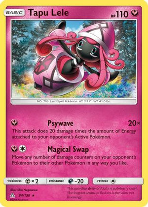 Tapu Lele 094/156  SM  Ultra Prism - Rare