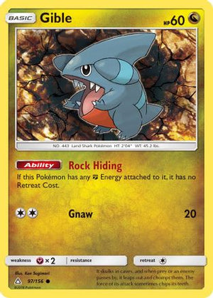 Gible (97) (97) 097/156  SM  Ultra Prism - Common