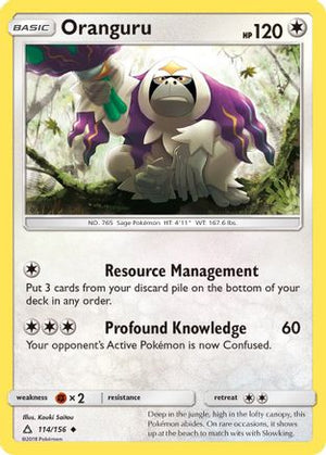 Oranguru 114/156  SM  Ultra Prism - Uncommon