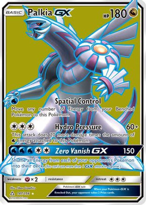 Palkia GX (Full Art) 147  - Holofoil SM  Ultra Prism - Ultra Rare
