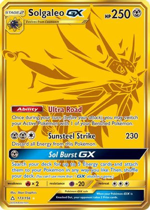 Solgaleo GX (Secret Rare) 173  - Holofoil SM  Ultra Prism - Secret Rare