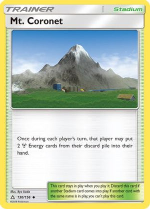 Mt. Coronet 130/156  - Reverse Holofoil SM  Ultra Prism - Uncommon