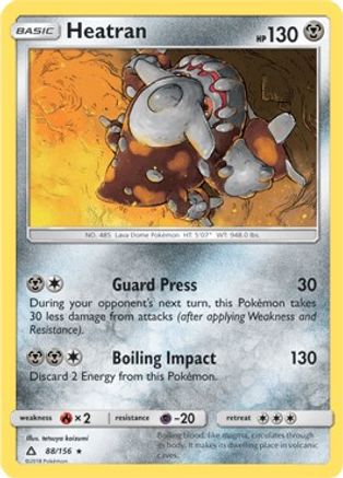 Heatran (Prerelease Kit Exclusive) 088/156  Deck Exclusives - Rare
