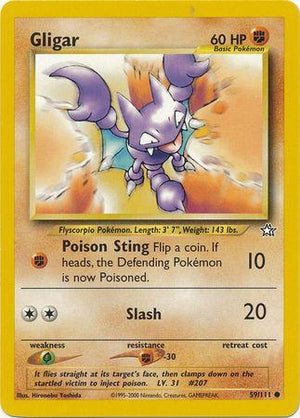 Gligar 059/111  - Unlimited Neo Genesis - Common
