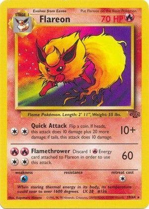 Flareon 19/64  - Unlimited Jungle - Rare