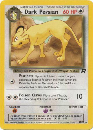 Dark Persian 042/82  - Unlimited Team Rocket - Uncommon
