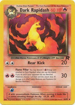 Dark Rapidash 044/82  - Unlimited Team Rocket - Uncommon