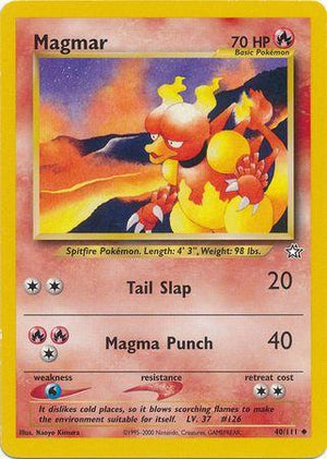 Magmar 040/111  - Unlimited Neo Genesis - Uncommon