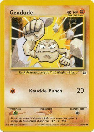 Geodude 044/64  - Unlimited Neo Revelation - Common