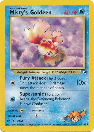Misty's Goldeen 85/132  - Unlimited Gym Heroes - Common