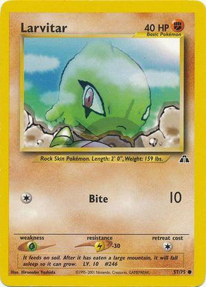 Larvitar 057/75  - Unlimited Neo Discovery - Common