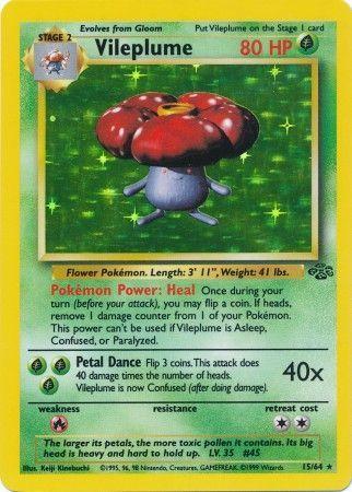 Vileplume 15/64  - Unlimited Holofoil Jungle - Holo Rare
