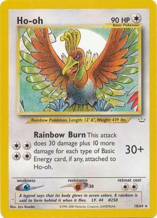 Ho-oh 18/64  - Unlimited Neo Revelation - Rare