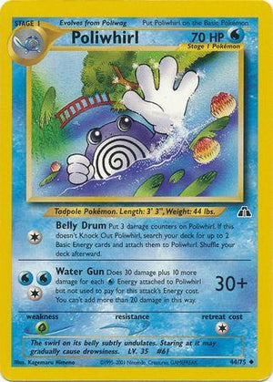 Poliwhirl 044/75  - Unlimited Neo Discovery - Uncommon