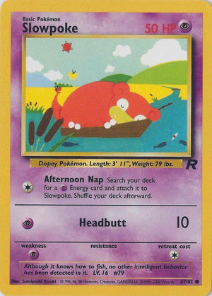 Slowpoke 067/82  - Unlimited Team Rocket - Common