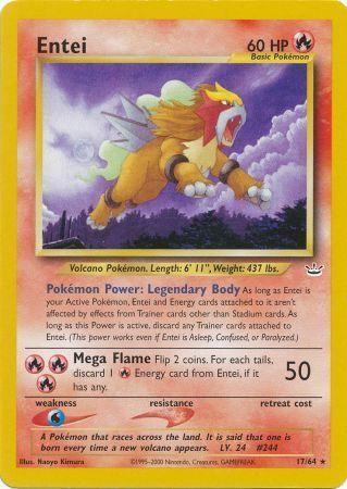 Entei (17) (17) 017/64  - Unlimited Neo Revelation - Rare