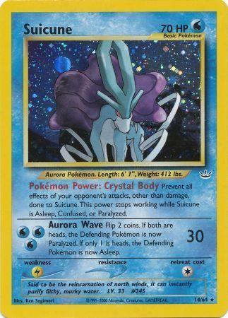 Suicune (14) (14) 014  - Unlimited Holofoil Neo Revelation - Holo Rare