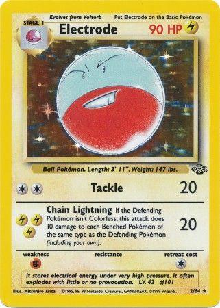Electrode 2/64  - Unlimited Holofoil Jungle - Holo Rare