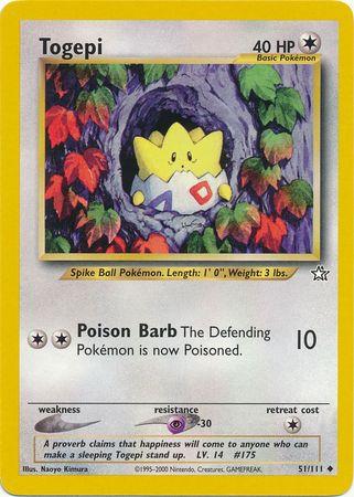Togepi 051/111  - Unlimited Neo Genesis - Uncommon