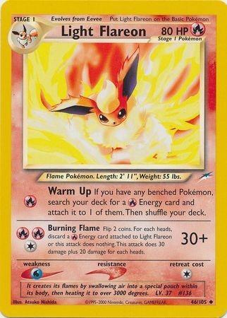 Light Flareon 046/105  - Unlimited Neo Destiny - Uncommon