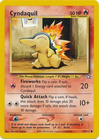 Cyndaquil 57/111  - Unlimited Neo Genesis - Common