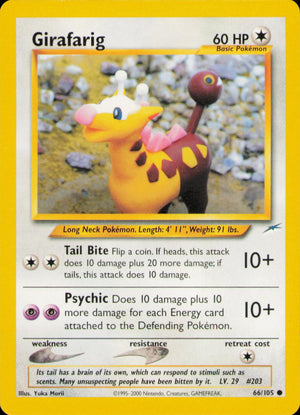 Girafarig 066/105  - Unlimited Neo Destiny - Common