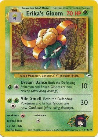 Erika's Gloom 46/132  - Unlimited Gym Heroes - Uncommon